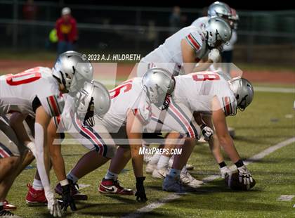 Thumbnail 2 in Olathe North vs. Blue Valley West (KSHSAA 6A Regional) photogallery.