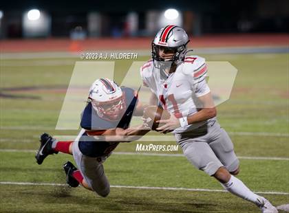 Thumbnail 3 in Olathe North vs. Blue Valley West (KSHSAA 6A Regional) photogallery.