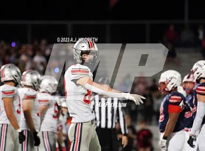 Thumbnail 1 in Olathe North vs. Blue Valley West (KSHSAA 6A Regional) photogallery.