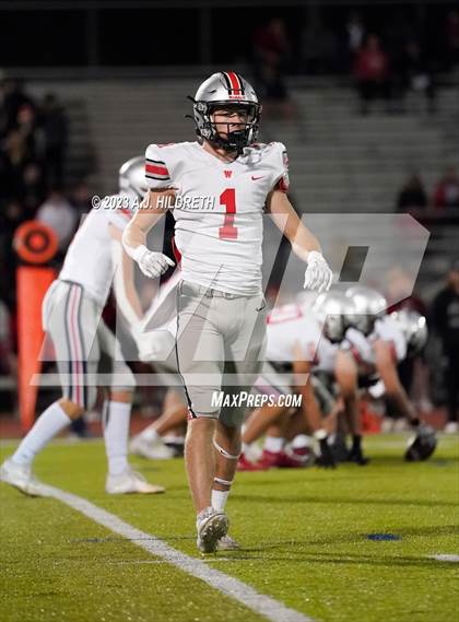 Thumbnail 3 in Olathe North vs. Blue Valley West (KSHSAA 6A Regional) photogallery.