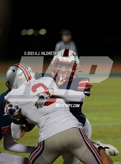 Thumbnail 1 in Olathe North vs. Blue Valley West (KSHSAA 6A Regional) photogallery.