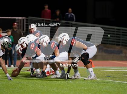Thumbnail 2 in Olathe North vs. Blue Valley West (KSHSAA 6A Regional) photogallery.