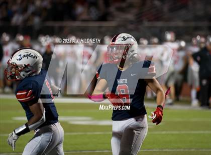 Thumbnail 3 in Olathe North vs. Blue Valley West (KSHSAA 6A Regional) photogallery.