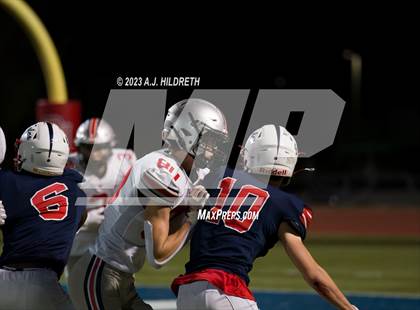 Thumbnail 3 in Olathe North vs. Blue Valley West (KSHSAA 6A Regional) photogallery.