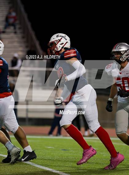 Thumbnail 1 in Olathe North vs. Blue Valley West (KSHSAA 6A Regional) photogallery.