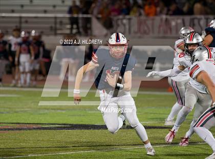 Thumbnail 2 in Olathe North vs. Blue Valley West (KSHSAA 6A Regional) photogallery.