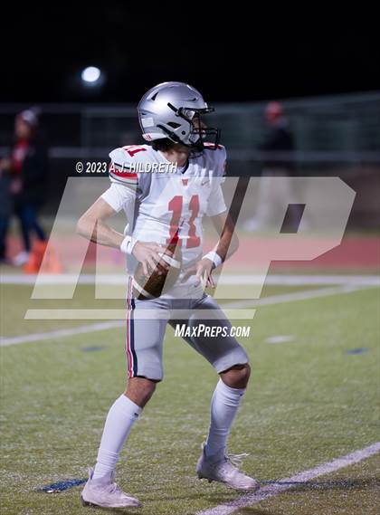 Thumbnail 3 in Olathe North vs. Blue Valley West (KSHSAA 6A Regional) photogallery.