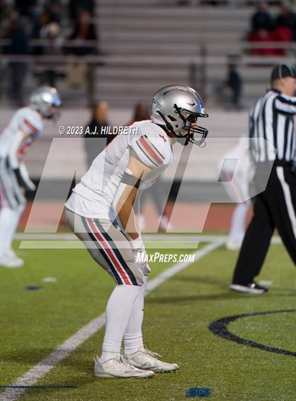 Thumbnail 1 in Olathe North vs. Blue Valley West (KSHSAA 6A Regional) photogallery.