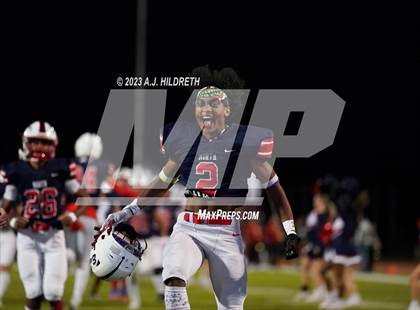 Thumbnail 1 in Olathe North vs. Blue Valley West (KSHSAA 6A Regional) photogallery.