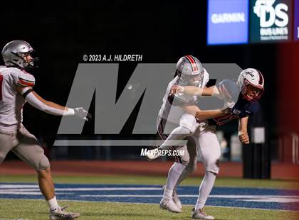 Thumbnail 1 in Olathe North vs. Blue Valley West (KSHSAA 6A Regional) photogallery.