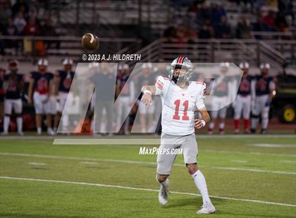 Thumbnail 2 in Olathe North vs. Blue Valley West (KSHSAA 6A Regional) photogallery.