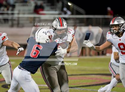 Thumbnail 2 in Olathe North vs. Blue Valley West (KSHSAA 6A Regional) photogallery.