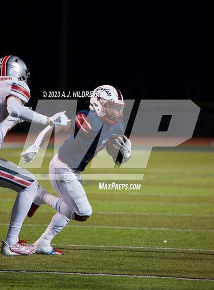 Thumbnail 1 in Olathe North vs. Blue Valley West (KSHSAA 6A Regional) photogallery.