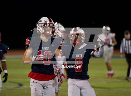 Thumbnail 1 in Olathe North vs. Blue Valley West (KSHSAA 6A Regional) photogallery.
