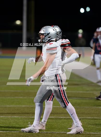 Thumbnail 1 in Olathe North vs. Blue Valley West (KSHSAA 6A Regional) photogallery.