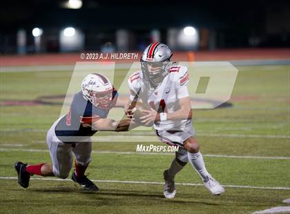 Thumbnail 2 in Olathe North vs. Blue Valley West (KSHSAA 6A Regional) photogallery.