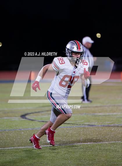 Thumbnail 2 in Olathe North vs. Blue Valley West (KSHSAA 6A Regional) photogallery.