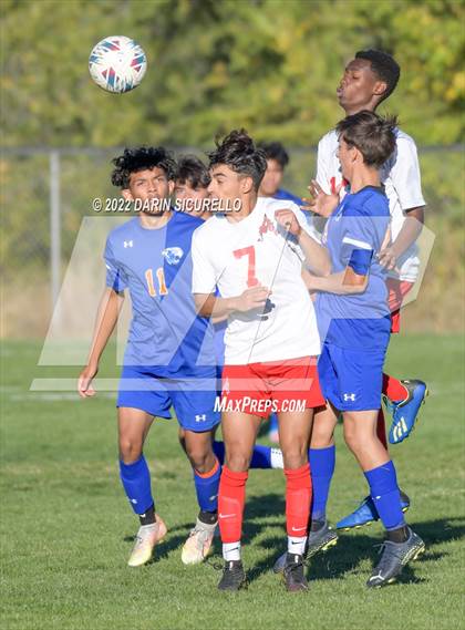 Thumbnail 1 in St. Augustine Catholic vs Chino Valley (AIA Play-In) photogallery.