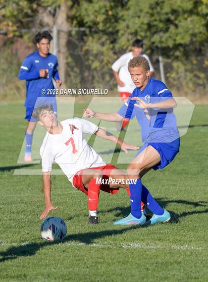 Thumbnail 1 in St. Augustine Catholic vs Chino Valley (AIA Play-In) photogallery.