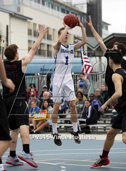 Thumbnail 2 in Pacifica Christian vs. Albert Einstein Academy (Western Outdoor Classic-Venice Beach) photogallery.