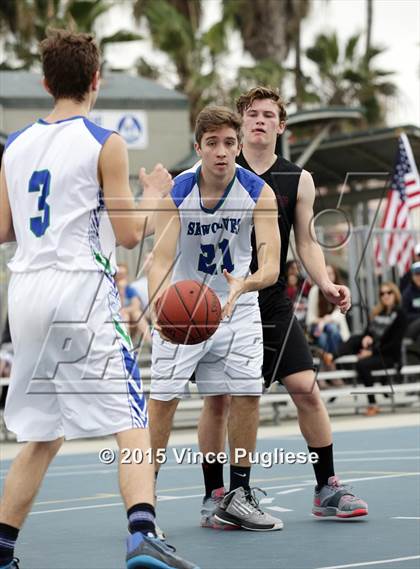 Thumbnail 3 in Pacifica Christian vs. Albert Einstein Academy (Western Outdoor Classic-Venice Beach) photogallery.