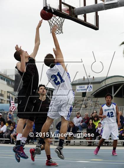 Thumbnail 3 in Pacifica Christian vs. Albert Einstein Academy (Western Outdoor Classic-Venice Beach) photogallery.