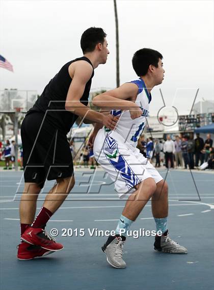 Thumbnail 1 in Pacifica Christian vs. Albert Einstein Academy (Western Outdoor Classic-Venice Beach) photogallery.