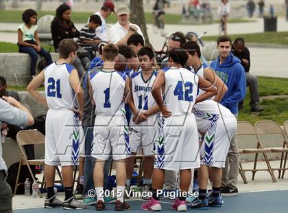 Thumbnail 1 in Pacifica Christian vs. Albert Einstein Academy (Western Outdoor Classic-Venice Beach) photogallery.