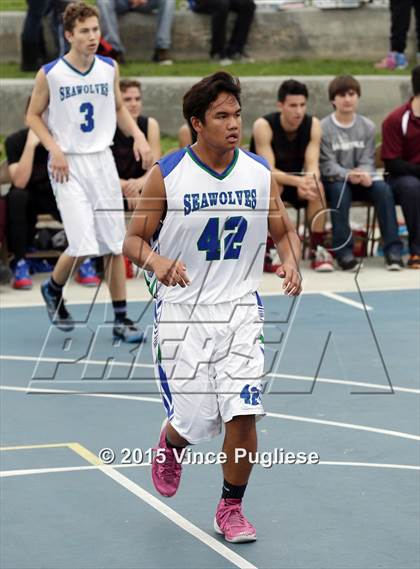 Thumbnail 2 in Pacifica Christian vs. Albert Einstein Academy (Western Outdoor Classic-Venice Beach) photogallery.