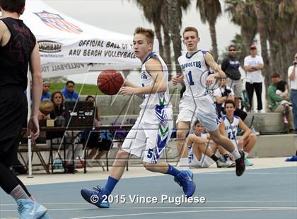 Thumbnail 3 in Pacifica Christian vs. Albert Einstein Academy (Western Outdoor Classic-Venice Beach) photogallery.