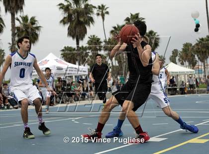 Thumbnail 1 in Pacifica Christian vs. Albert Einstein Academy (Western Outdoor Classic-Venice Beach) photogallery.
