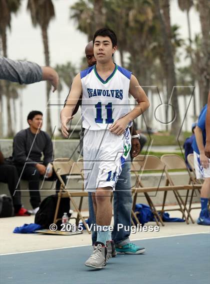 Thumbnail 1 in Pacifica Christian vs. Albert Einstein Academy (Western Outdoor Classic-Venice Beach) photogallery.