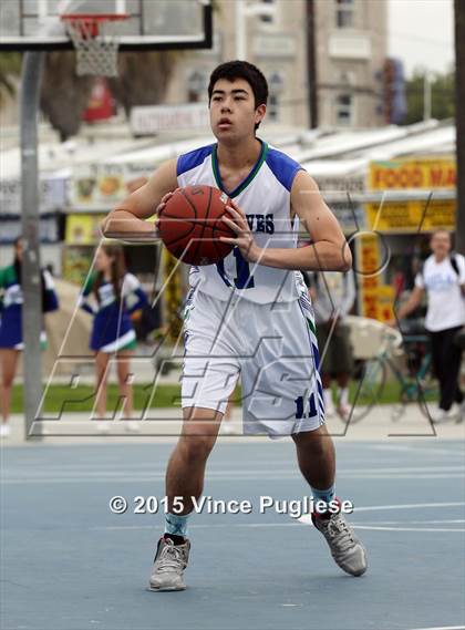 Thumbnail 1 in Pacifica Christian vs. Albert Einstein Academy (Western Outdoor Classic-Venice Beach) photogallery.