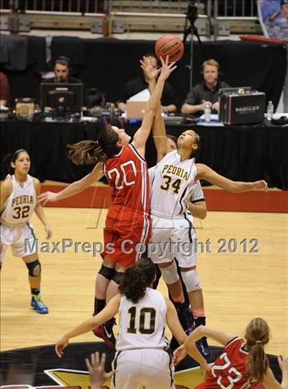 Thumbnail 1 in Peoria vs. Seton Catholic (AIA D2 Final) photogallery.