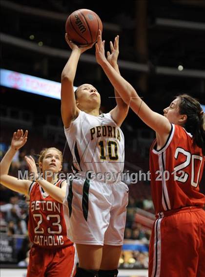 Thumbnail 3 in Peoria vs. Seton Catholic (AIA D2 Final) photogallery.