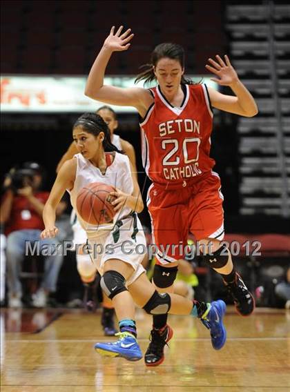Thumbnail 1 in Peoria vs. Seton Catholic (AIA D2 Final) photogallery.