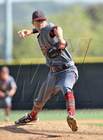 Thumbnail 2 in JSerra Catholic vs. Lakewood (Boras Classic - South Bracket) photogallery.