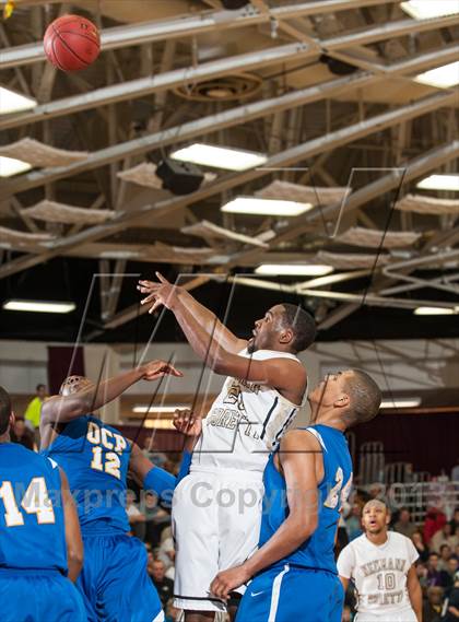 Thumbnail 2 in Neumann-Goretti vs. Orlando Christian Prep (Spalding Hoophall Classic) photogallery.