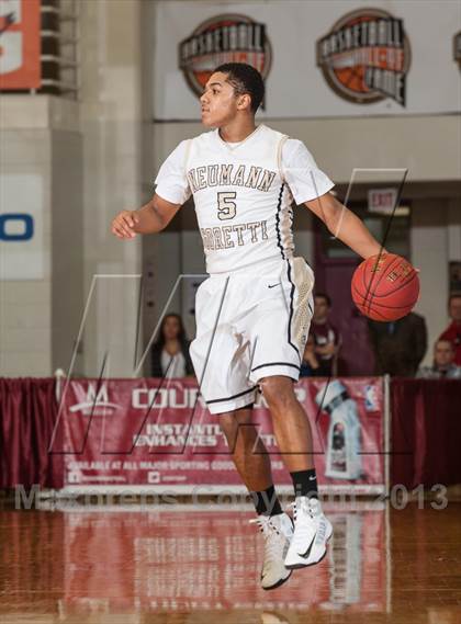 Thumbnail 1 in Neumann-Goretti vs. Orlando Christian Prep (Spalding Hoophall Classic) photogallery.