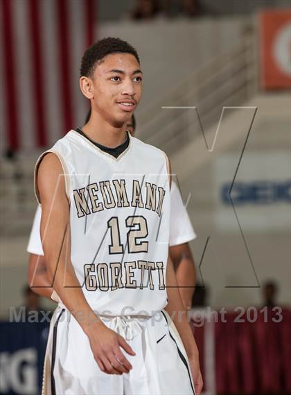 Thumbnail 3 in Neumann-Goretti vs. Orlando Christian Prep (Spalding Hoophall Classic) photogallery.