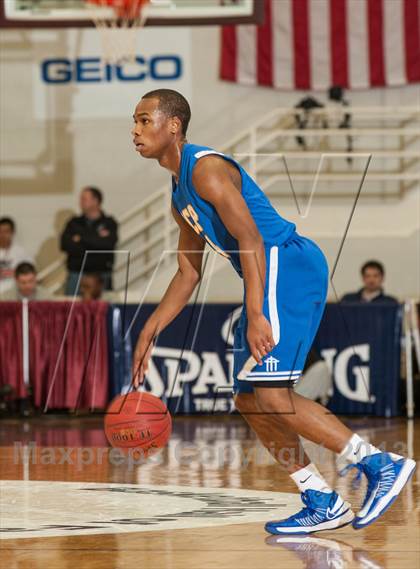 Thumbnail 1 in Neumann-Goretti vs. Orlando Christian Prep (Spalding Hoophall Classic) photogallery.