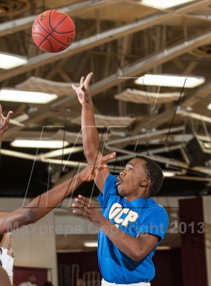 Thumbnail 3 in Neumann-Goretti vs. Orlando Christian Prep (Spalding Hoophall Classic) photogallery.