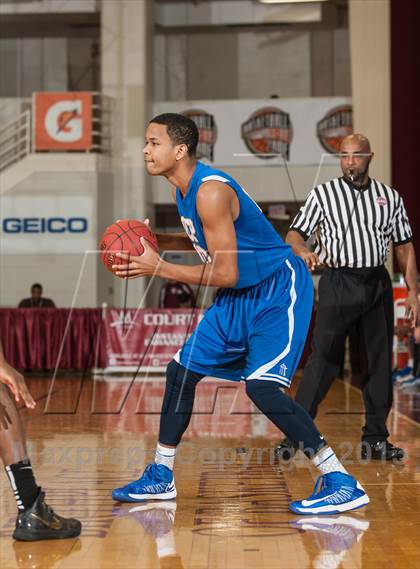 Thumbnail 2 in Neumann-Goretti vs. Orlando Christian Prep (Spalding Hoophall Classic) photogallery.