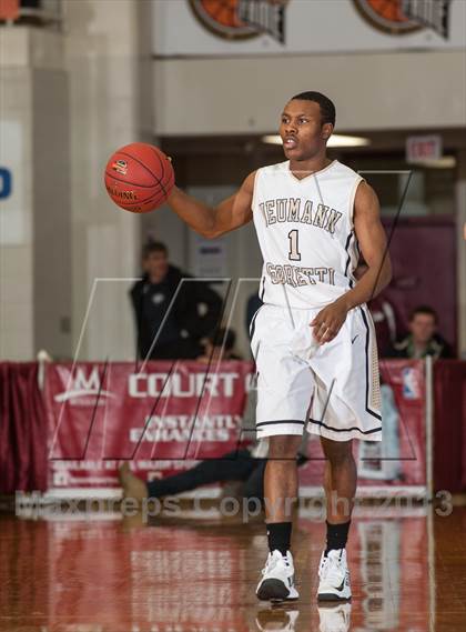 Thumbnail 3 in Neumann-Goretti vs. Orlando Christian Prep (Spalding Hoophall Classic) photogallery.