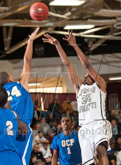 Thumbnail 1 in Neumann-Goretti vs. Orlando Christian Prep (Spalding Hoophall Classic) photogallery.