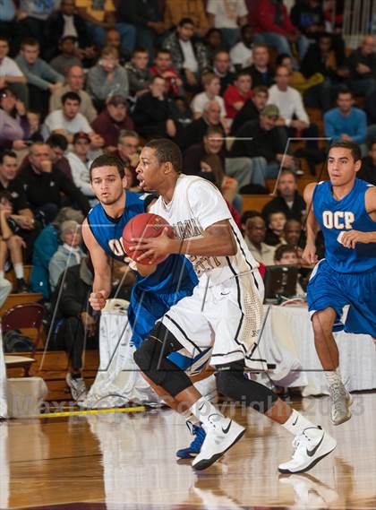 Thumbnail 1 in Neumann-Goretti vs. Orlando Christian Prep (Spalding Hoophall Classic) photogallery.