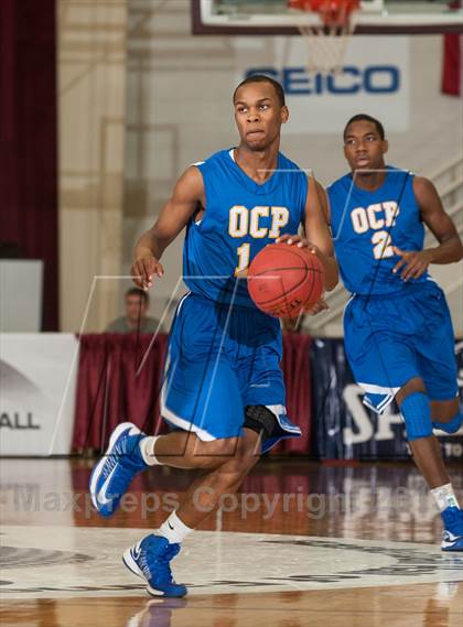 Thumbnail 1 in Neumann-Goretti vs. Orlando Christian Prep (Spalding Hoophall Classic) photogallery.