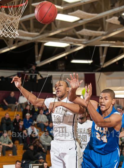 Thumbnail 2 in Neumann-Goretti vs. Orlando Christian Prep (Spalding Hoophall Classic) photogallery.