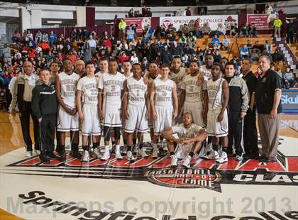 Thumbnail 2 in Neumann-Goretti vs. Orlando Christian Prep (Spalding Hoophall Classic) photogallery.