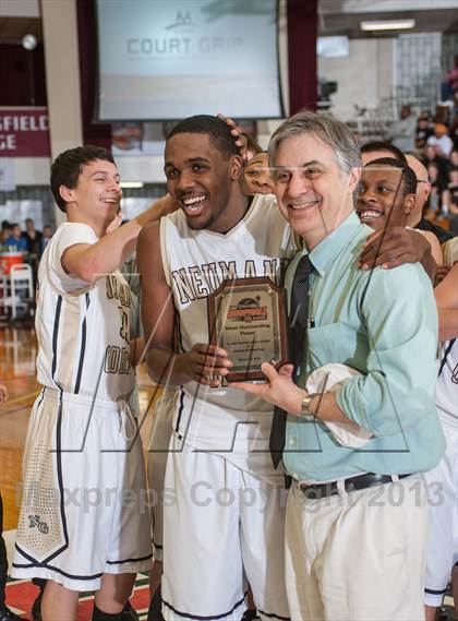 Thumbnail 3 in Neumann-Goretti vs. Orlando Christian Prep (Spalding Hoophall Classic) photogallery.